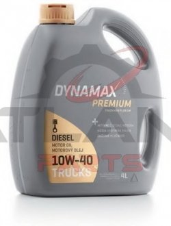 Масло моторное PREMIUM TRUCKMAN FE 10W40 (20L) DYNAMAX 501616 (фото 1)