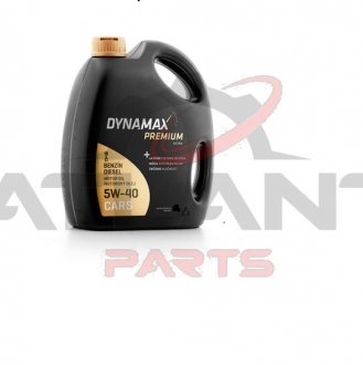 Масло моторное ULTRA 5W40 (5L) DYNAMAX 501961