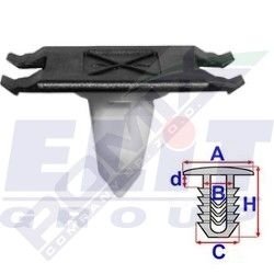 Зажим бампера ELIT C60539