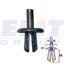 Зажим бампера ELIT R 50397