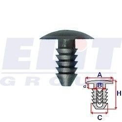 Зажим бампера ELIT R A12271C