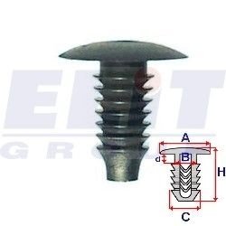 Зажим бампера ELIT R A12301