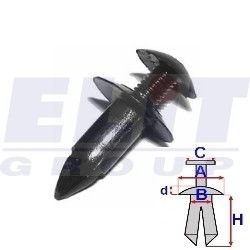 Зажим бампера ELIT R B23147