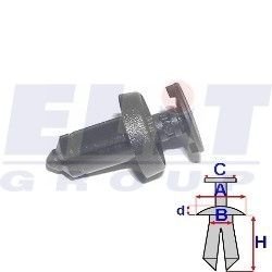 Зажим бампера ELIT R C10045