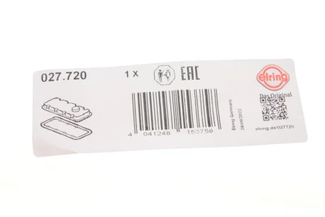 Прокладка клапанної кришки Mondeo, Transit 00- ELRING 027.720