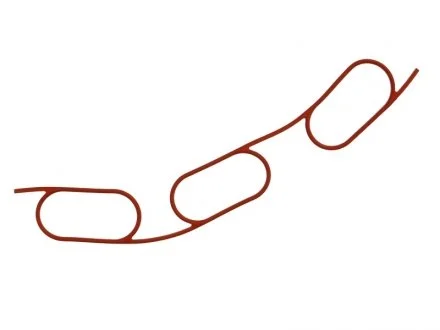 Прокладка колектора двигуна гумова ELRING 147590