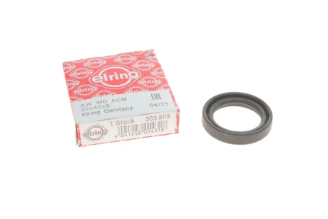Сальник колінчастого валу Lanos пер. 30х42х8 ELRING 203.808