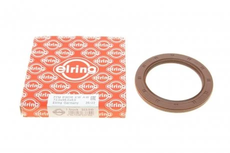 Сальник колінвала задній 72*98*8 мм RIO III, RIO IV, HYUNDAI i20, i30 ELRING 353.010