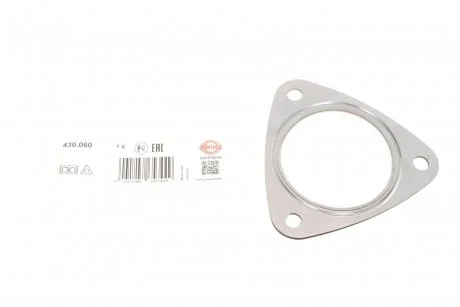 Фото прокладка глушника CITROEN Jumper 04/2006 -, FIAT Ducato 04/2006 - ELRING 430060 Прокладка глушника CITROEN Jumper 04/2006 -, FIAT Ducato 04/2006 - ELRING 430060