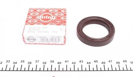 Сальник к/вала передн.1,1/1,3/1,6D 42*58*11 ELRING 562661