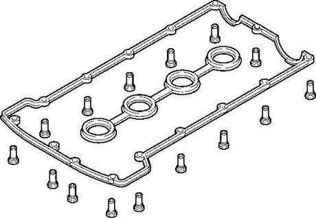 К-кт прокладок клап.кришки Scorpio 2,0-2,3 -98 ELRING 569860