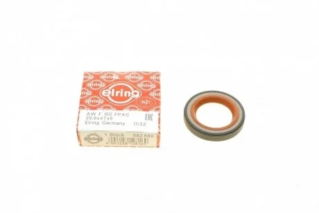 Фото сальник вала КПП (прав.) 29.9x47x8 W201/202/140 M-CLASS W163 2,3 -05. ELRING 582.689 Сальник вала КПП (прав.) 29.9x47x8 W201/202/140 M-CLASS W163 2,3 -05. ELRING 582.689