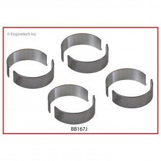 Вкладыши шатунные 0,25 мм 1,8/2,0/2,4 ENGINETECH BB167J25MM