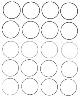 Кольца поршневые +0,75MM ENGINETECH M87534075MM