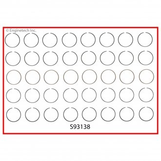 Кольца поршневые стандарт 4,7L ENGINETECH S93138