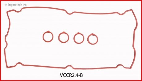 Прокладка клапанной крышки, включая кольца ENGINETECH VCCR24B