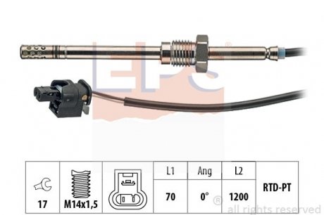 Датчик температури випускнх газів MB OM 646.962/OM 646.963 EPS 1220055