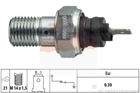 Датчик тиску мастила Fiorino 1,3D, Uno EPS 1800003