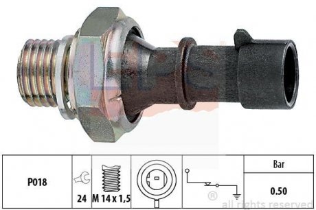 Датчик тиску мастила SOHC DOHC Aveo Damas Tacuma Nubira III,Lacetti 1.6 EPS 1800069