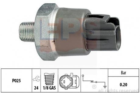 Датчик давления масла (серый / 0.2 бара) Honda PSA Subaru Toyota VAG EPS 1800114