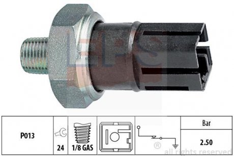 Датчик тиску мастила Patrol GR II 3,0DTi 00-, Terrano II 3,0Di 02-. EPS 1800160