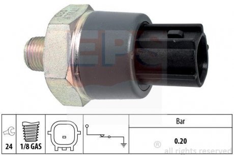 Датчики тиску масла Nissan Note/Murano/Renault Master 08- EPS 1800166