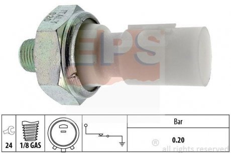 Датчик тиску мастила i30 1,1 08-, KIA Picanto 1,0-1,1 04-. EPS 1800182