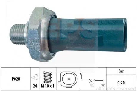 Датчик давления смазки EPS 1800219