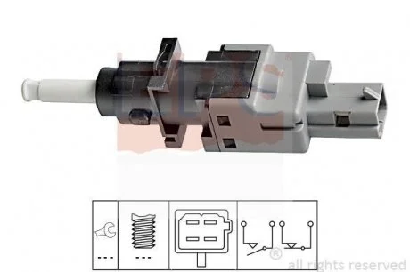 Вимикач STOP-сигналу Jumper,Fiat Ducato,Peugeot 94- EPS 1810196