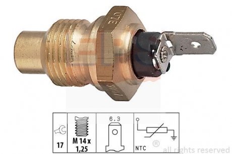 Датчик температури води 205,309,405,Citroen AX,BX,C15,ZX,Fiat Ducato EPS 1830007