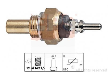 Датчик температури OM601-606/615-617M102/111 EPS 1830088