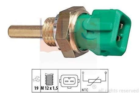 Датчик температури води BMW 2,5TDS 91- EPS 1830147