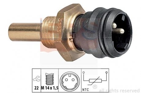 Датчик темп.води W124/140/201/202, Sprinter EPS 1830183