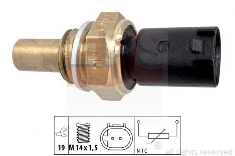 Фото датчик температури масла DB C-klasse/Sprinter/E-klasa 1.830.350 EPS 1830350 Датчик температури масла DB C-klasse/Sprinter/E-klasa 1.830.350 EPS 1830350