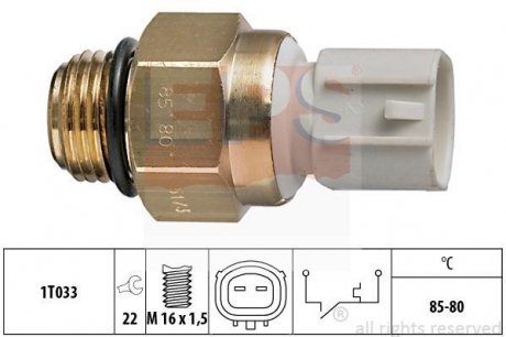 Датчик включення вентилятора радіатора Colt III,IV,Galant V,Lancer V EPS 1850173