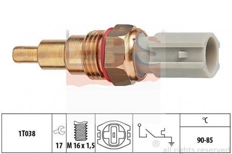 Датчик вентилятора Mazda 323 1.6i 90- EPS 1850205 (фото 1)