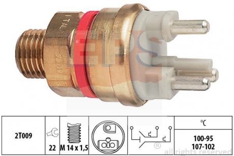 Датчик температури M102/OM601 107-97/100-95&quot;C (2вых) EPS 1850637