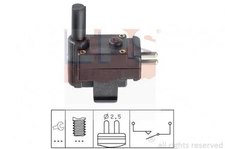 Вимикач світла з/ходу W201 (190) EPS 1860077