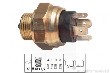 Датчик заднього ходу Peugeot 205, 309, 405 87-92 EPS 1860153