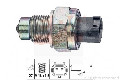 Датчик заднього ходу Toyota Corolla 1.4-1.6 04- EPS 1860295