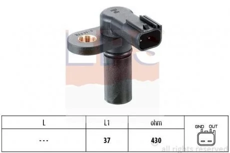 Датчик положення коленвалу EPS 1953166