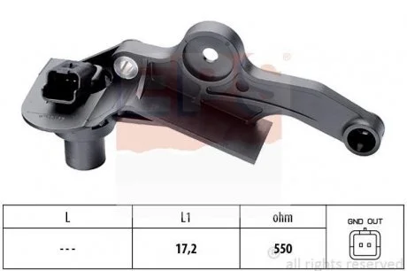 Датчик обертів двигуна Berlingo,C2/C3/C4,Saxo,Xsara,PEUGEOT 1007/106/206/306/307/Partner EPS 1953298
