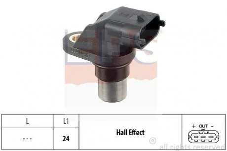 Датчик обертів двигуна Astra G/H 1.7D EPS 1953344