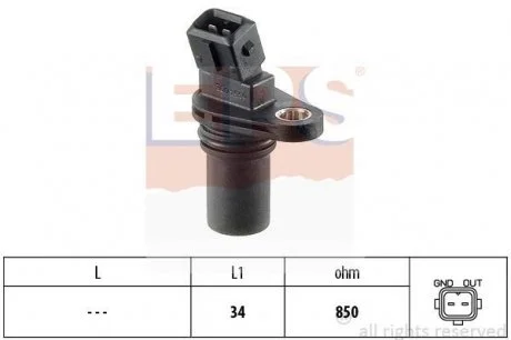 Фото датчик положення колінчастого вала EPS 1953354 Датчик положення колінчастого вала EPS 1953354