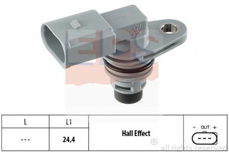 Датчик положения р/вала Audi A2, A3 VW Golf V/Plus, Jetta III 1.4TSI, 1.6FSI 02- EPS 1953368 (фото 1)