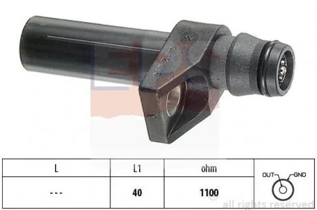 Датчик числа обертів к/вала W210/202/140, Sprinter, Vito OM611/602/604/605/606 M104/111/116/119/120 EPS 1953482