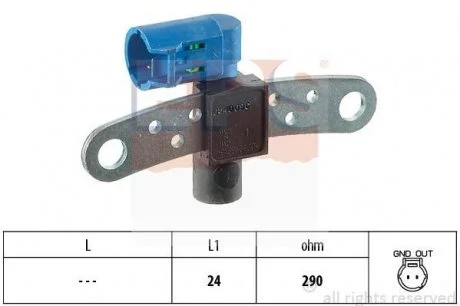 Датчик числа обертів DACIA, NISSAN, RENAULT EPS 1953540