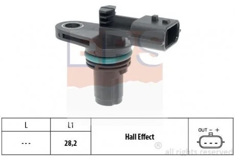 Фото датчик обертів р/вала Dokker,Duster,Logan,Kangoo,Master III,Trafic III,nissan,DB 1.0/1.5dCi 01- EPS 1953616 Датчик обертів р/вала Dokker,Duster,Logan,Kangoo,Master III,Trafic III,nissan,DB 1.0/1.5dCi 01- EPS 1953616