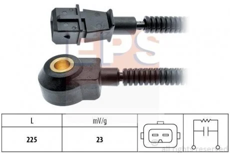 Датчик детонации Accent II,Coupe,Elantra,Getz,Matrix,Kia Cerato 1.4/2.0 98- EPS 1957204