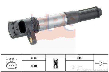 Котушка запалювання Doblo 1,4 16V 09-, Bravo, Linea, Punto, Stilo EPS 1970442 (фото 1)